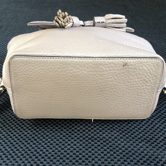 Kate Spade pebbled leather backpack purse, taupe - Picture 4 of 9